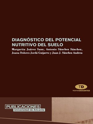 cover image of Diagnóstico del potencial nutritivo del suelo